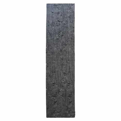 Polyurethane wall panel CHARRED TIMBER 300x75cm
