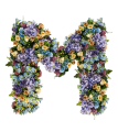 Kwiatowe litery Flower Fusion na zamówienie Sklep Green Designers.png